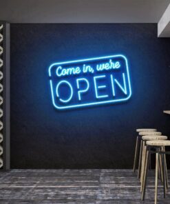 Come In, We're Open 2 Led Neon Sign Light by VN339