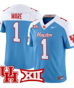 Andre Ware Jersey #1 Houston Cougars 2026 Football Limited Stitched by My Store NCAA Football Jerseys