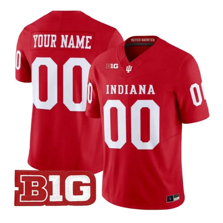 Custom_Indiana_Hoosiers_Jersey_Name_and_Number_2026_Vapor_Stitched_Crimson - Daily Sport Fan Custom Indiana Hoosiers Jersey Name and Number 2026 Vapor Stitched by My Store NCAA Football Jerseys