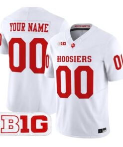 Custom Indiana Hoosiers Jersey Name and Number 2026 Vapor Stitched by My Store NCAA Football Jerseys