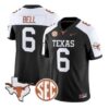 Dia Bell Jersey #6 Texas Longhorns 2026 Vapor Limited All Stitched by My Store NCAA Football Jerseys
