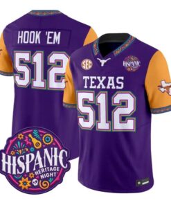 Hook 'Em Jersey #512 Texas Longhorns 2026 Latino Heritage All Stitched