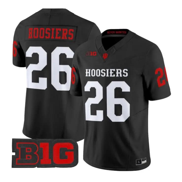Hoosiers_Jersey_26_Indiana_Hoosiers_2026_Football_Vapor_Stitched_Black - Daily Sport Fan Hoosiers Jersey #26 Indiana Hoosiers 2026 Football Vapor Stitched by My Store NCAA Football Jerseys