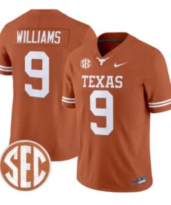 Jonah Williams Jersey #9 Texas Longhorns 2026 Limited All Stitched