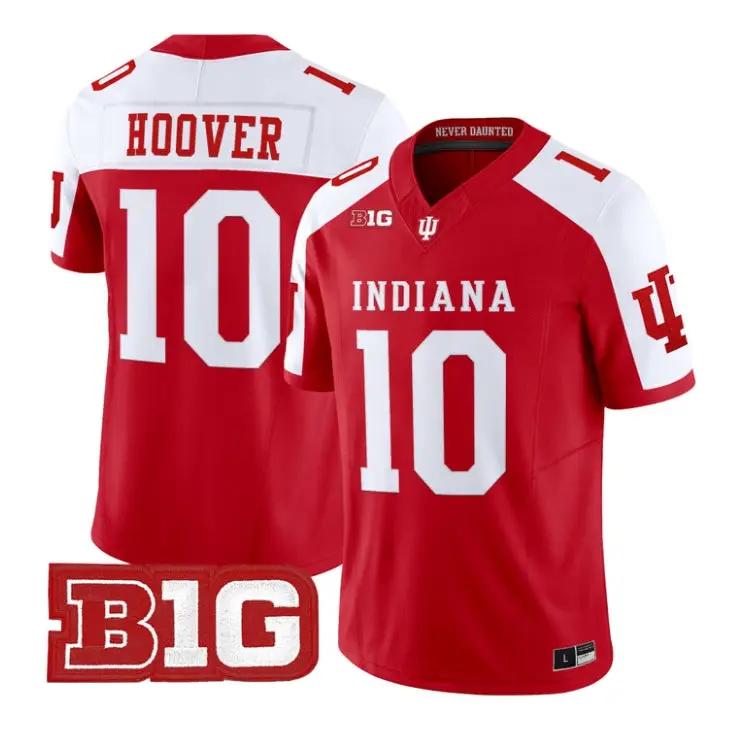 Josh_Hoover_Jersey_10_Indiana_Hoosiers_2026_Football_All_Stitched_Crimson_Alter - Daily Sport Fan Josh Hoover Jersey #10 Indiana Hoosiers 2026 Football All Stitched by My Store NCAA Football Jerseys