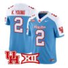 Koby_Young_Jersey_2_Houston_Cougars_2026_Football_Limited_Stitched_Blue_Alter - Daily Sport Fan Koby Young Jersey #2 Houston Cougars 2026 Football Limited Stitched by My Store NCAA Football Jerseys