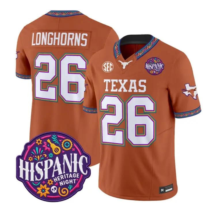 longhorns-jersey-26-texas-longhorns-2026-latino-heritage-all-stitched-02 - Daily Sport Fan Longhorns Jersey #26 Texas Longhorns 2026 Latino Heritage All Stitched