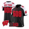 Mad Town Jersey #608 Wisconsin Badgers 2026 Vapor Limited Stitched by My Store NCAA Football Jerseys