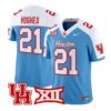 Makhi Hughes Jersey #21 Houston Cougars 2026 Vapor Limited Stitched by My Store NCAA Football Jerseys