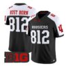 Rust Born Jersey #812 Indiana Hoosiers 2026 Football All Stitched by My Store NCAA Football Jerseys