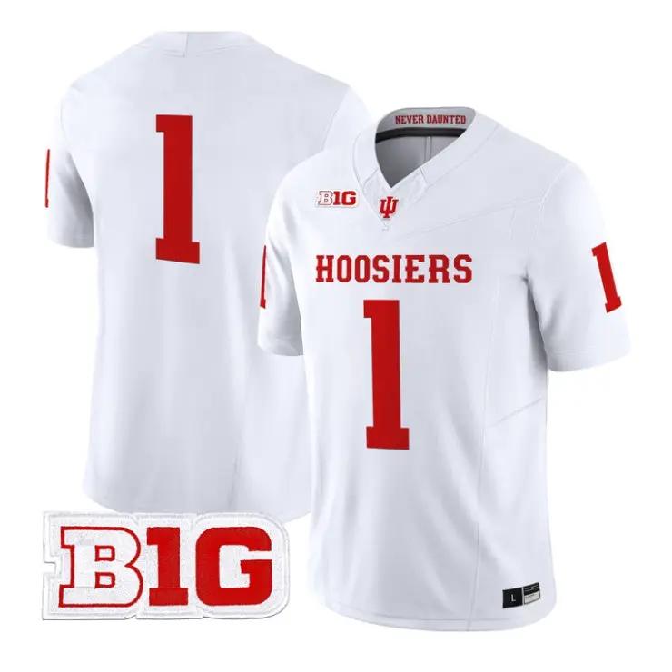 Team Jersey #1 Indiana Hoosiers 2026 Football Limited All Stitched by My Store NCAA Football Jerseys