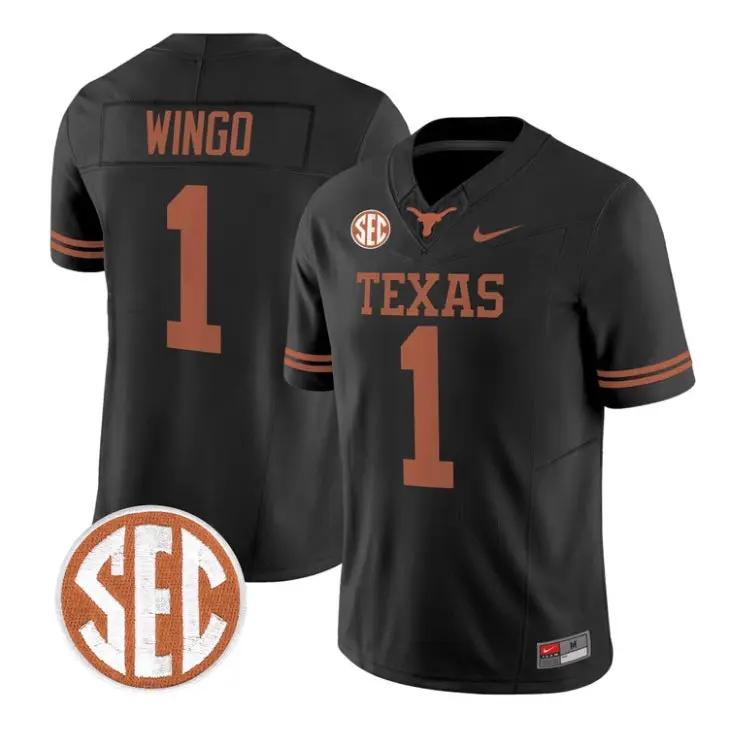 Team Jersey #1 Texas Longhorns 2026 Football Vapor Limited Stitched by My Store NCAA Football Jerseys