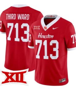 Third Ward Jersey #713 Houston Cougars 2026 Vapor Limited Stitched by My Store NCAA Football Jerseys
