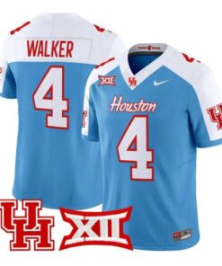 Trent Walker Jersey #4 Houston Cougars 2026 Football Limited Stitched by My Store NCAA Football Jerseys