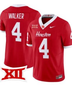 Trent Walker Jersey #4 Houston Cougars 2026 Football Limited Stitched by My Store NCAA Football Jerseys